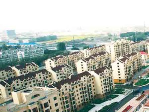 One of China’s many new public housing complexes. Last year China started construction of<br /><br /><br /><br />
over ten million new public housing dwellings.
