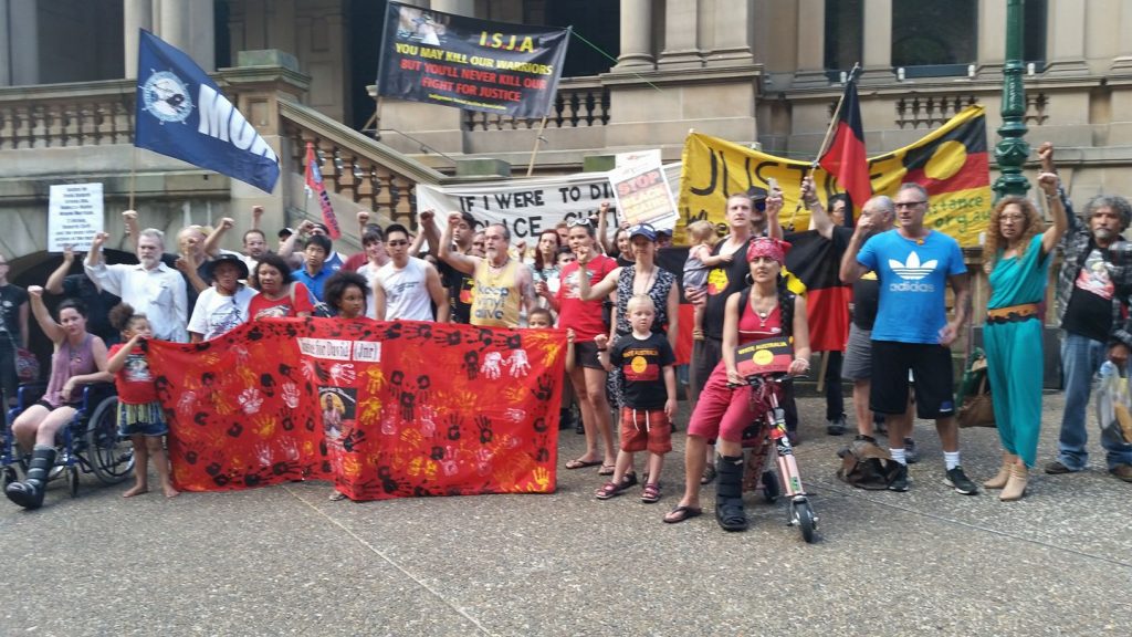 Rally for David Dungay at Sydney Town Hall.