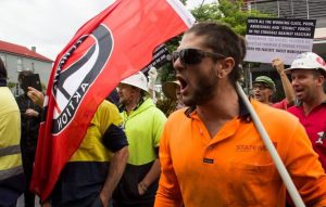 Construction Workers Anti-racist action